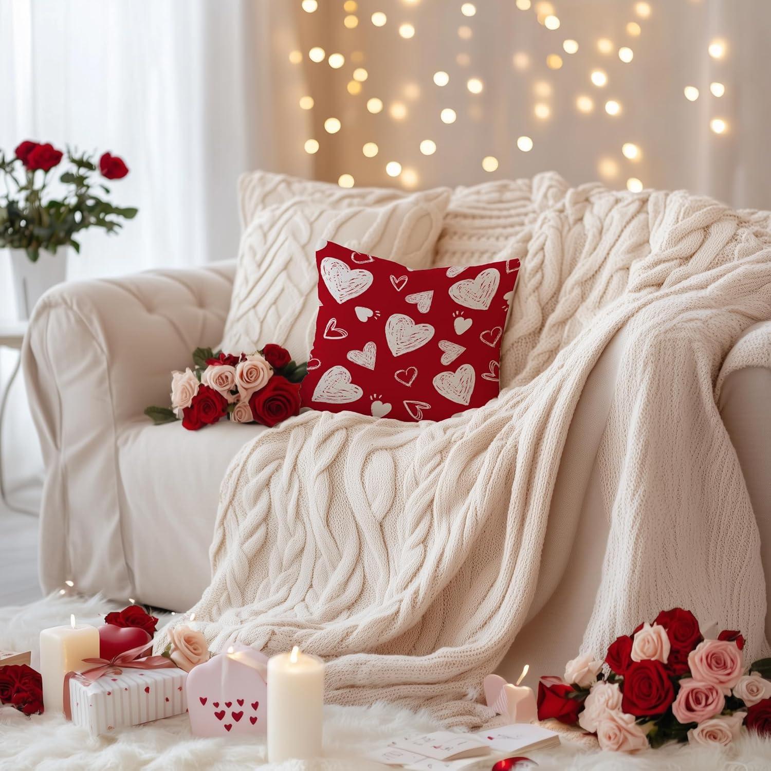 Chinoiseries Spring Pillow Covers 18x18 Set of 2, Black White Birds and Floral Throw Pillows Farmhouse Vintage Outdoor Decorative Cushion Case Decorations for Home Couch Sofa