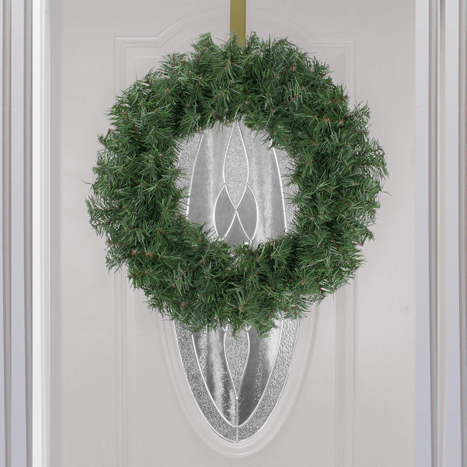 Northlight 18" Unlit Canadian Pine Artificial Christmas Wreath