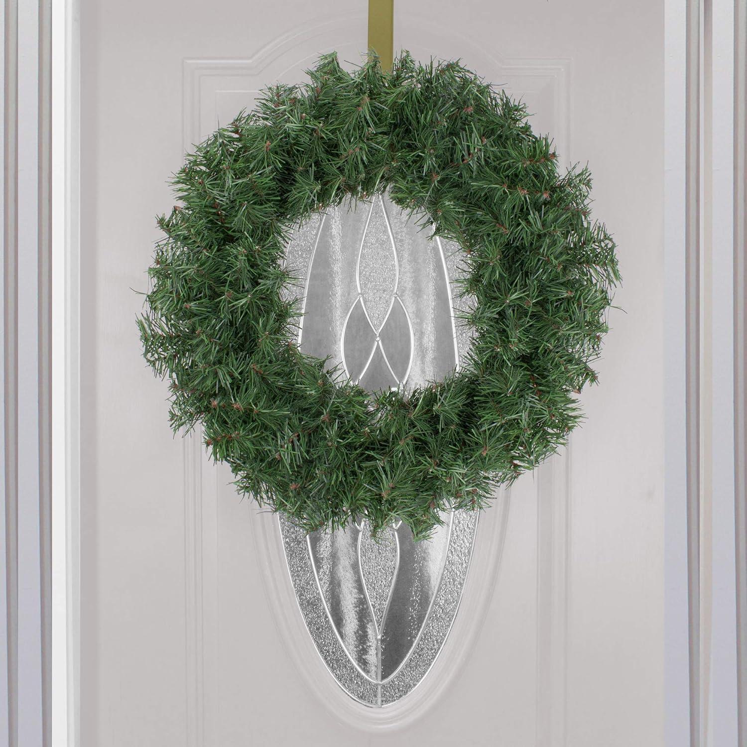 Northlight Seasonal Canadian Pine Artificial Christmas Wreath Unlit