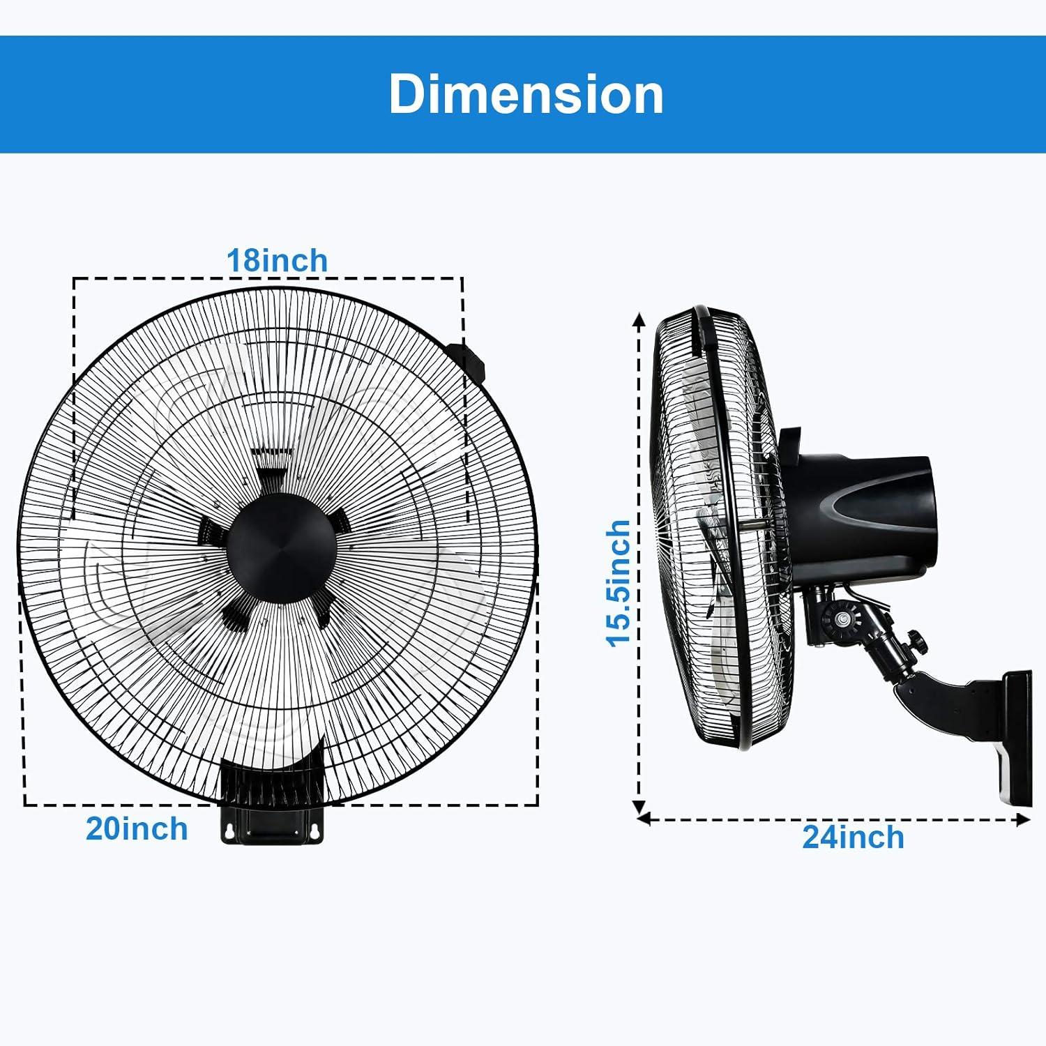 18inch Wall-Mount Fan