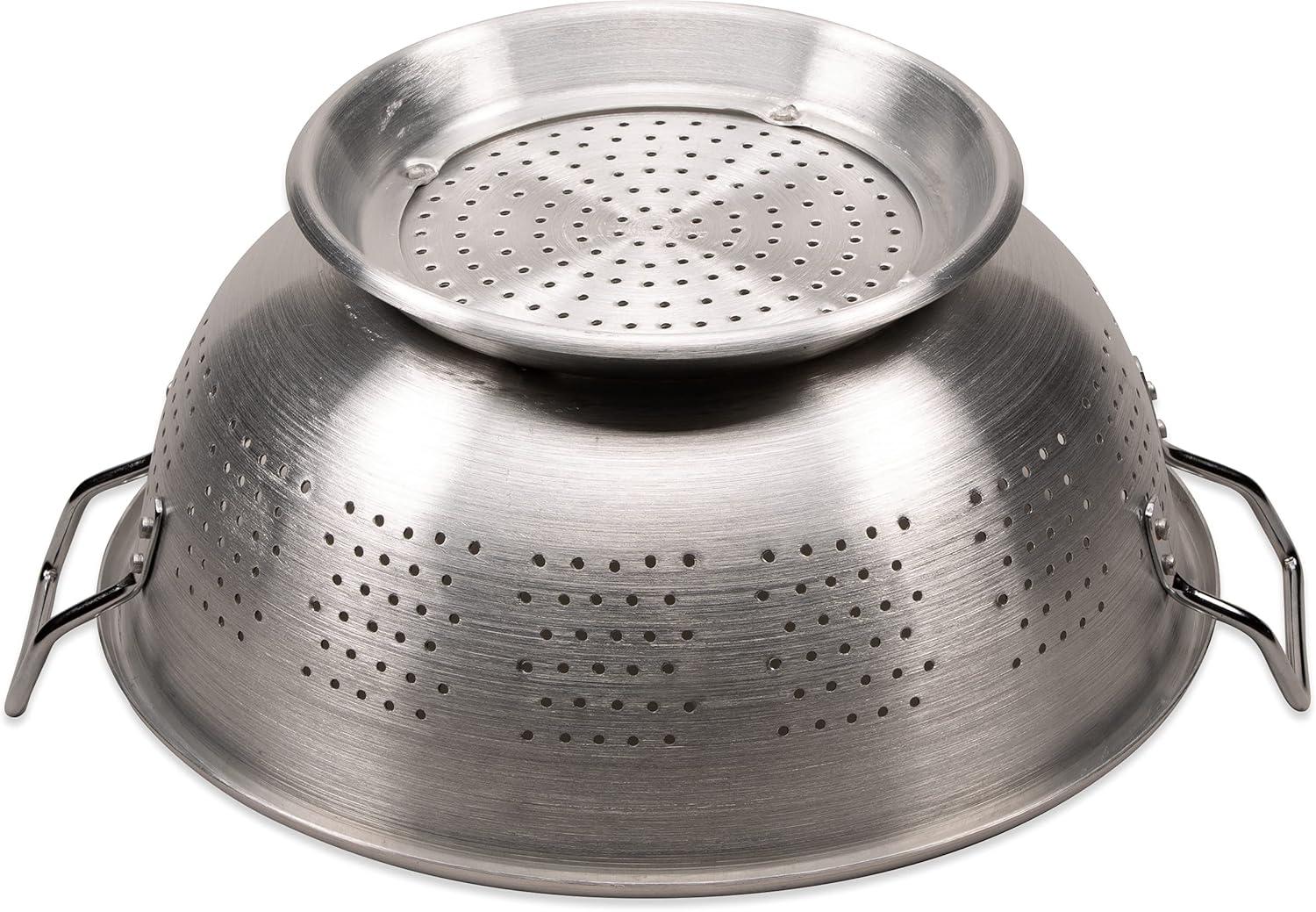 Carlisle 60280 Standard Weight 16 Qt. Aluminum Colander