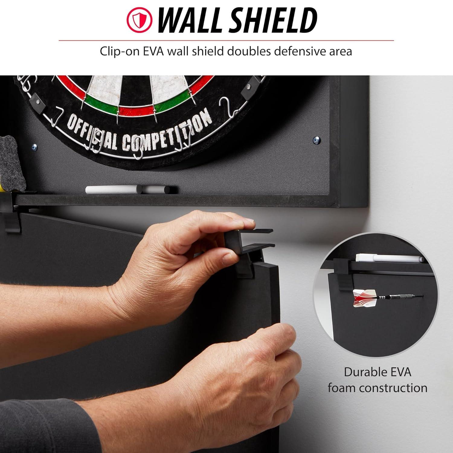 Viper Viper Steadfast Bristle Dartboard and Backboard Set with Darts