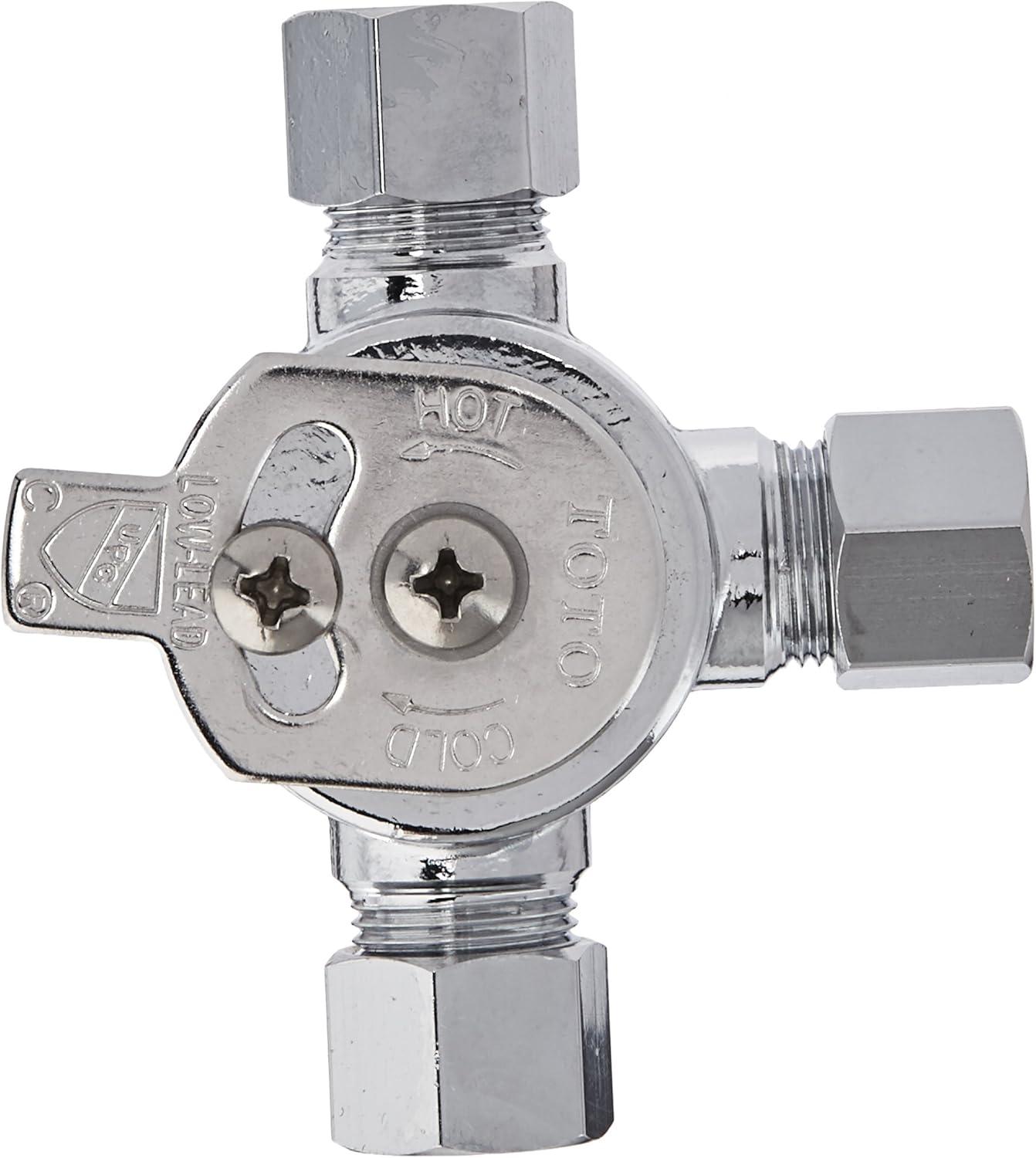 Toto TLM10 Manual Mixing Valve for EcoPower Faucets, Polished Chrome