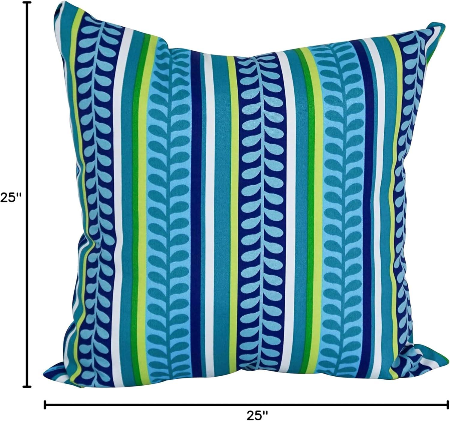 Indoor/Outdoor Reversible Throw Pillow