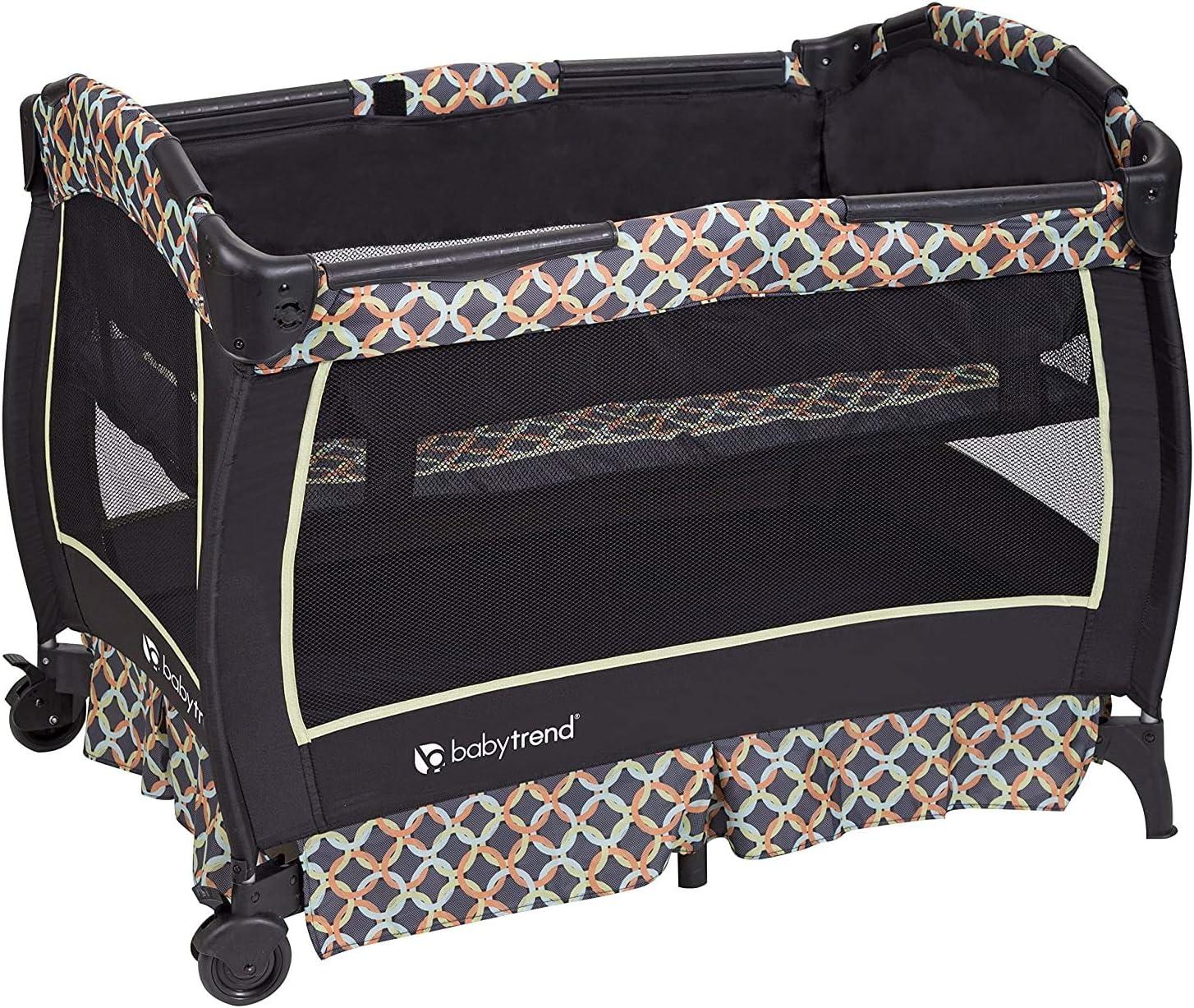 Portable Twin Nursery Center with Bassinet and Changing Station