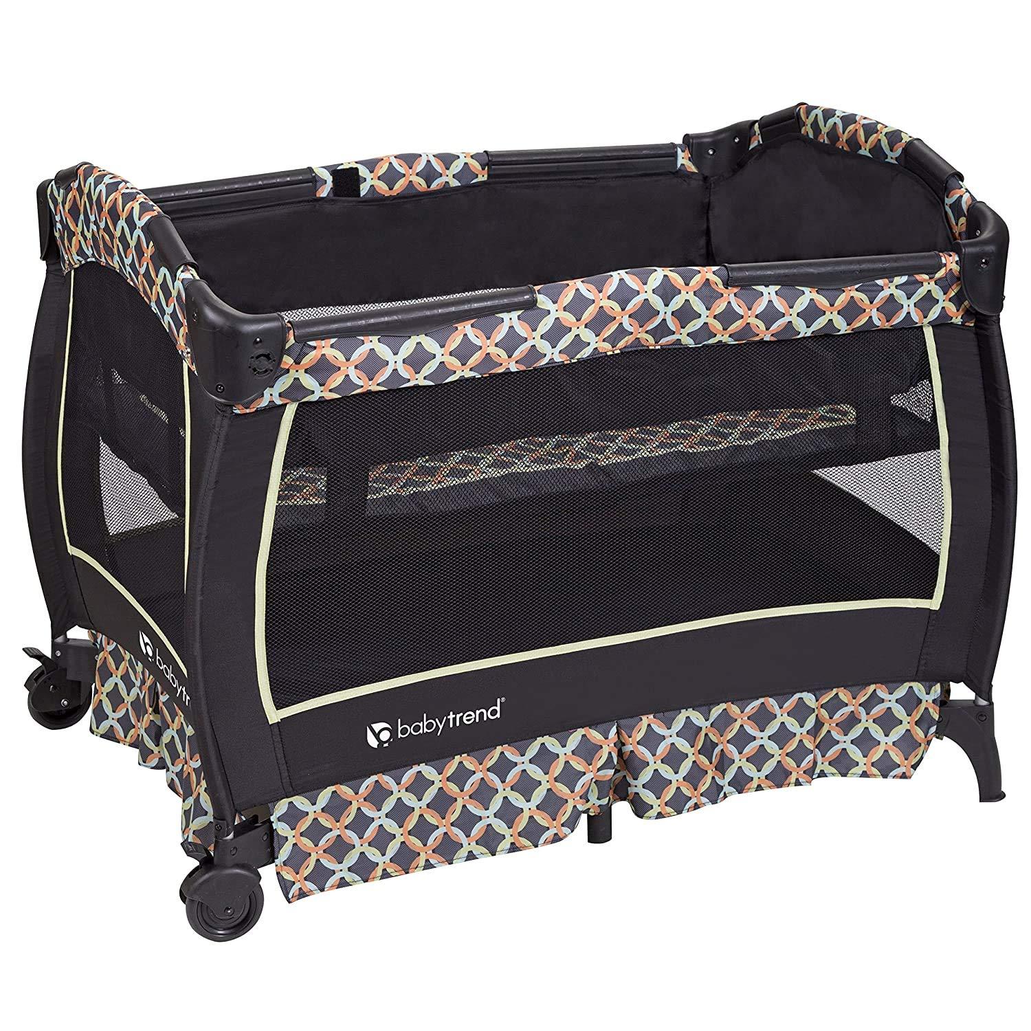 Portable Twin Nursery Center with Bassinet and Changing Station