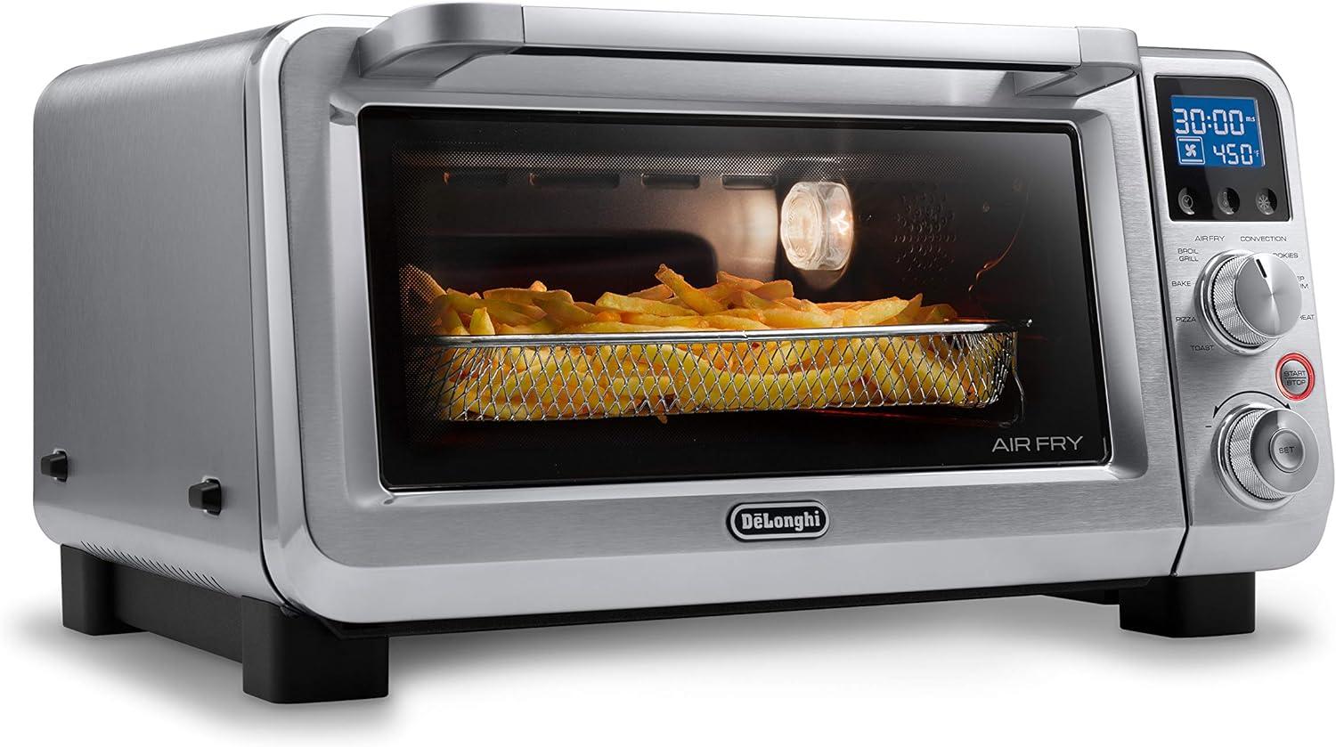 De'Longhi Livenza 0.5 Cubic Feet Capacity Air Fry Convection Oven