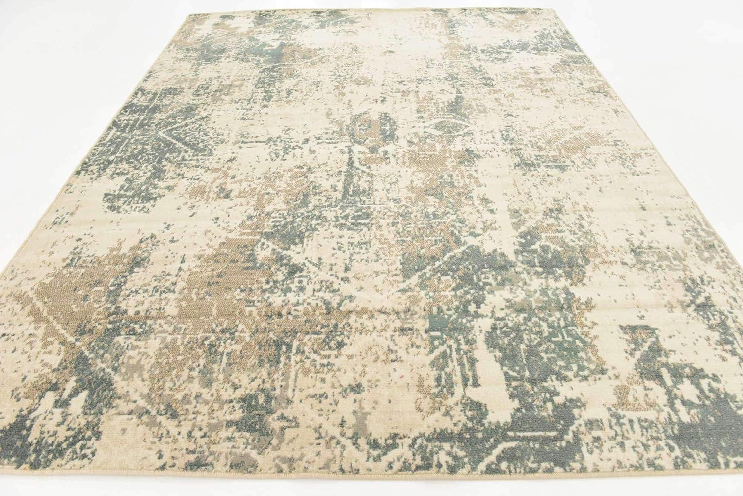 Unique Loom 8' 0 x 10' 0 Beige Tuareg Arid Area Rug
