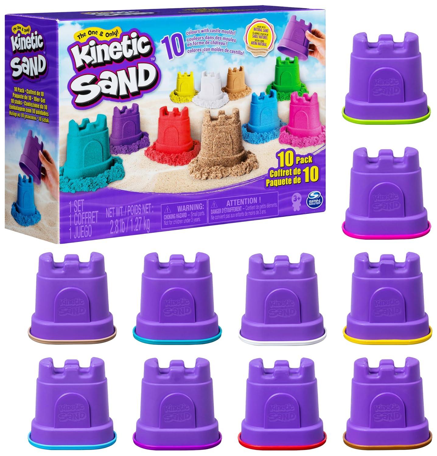 Kinetic Sand Castle Container Sand Art 10pk