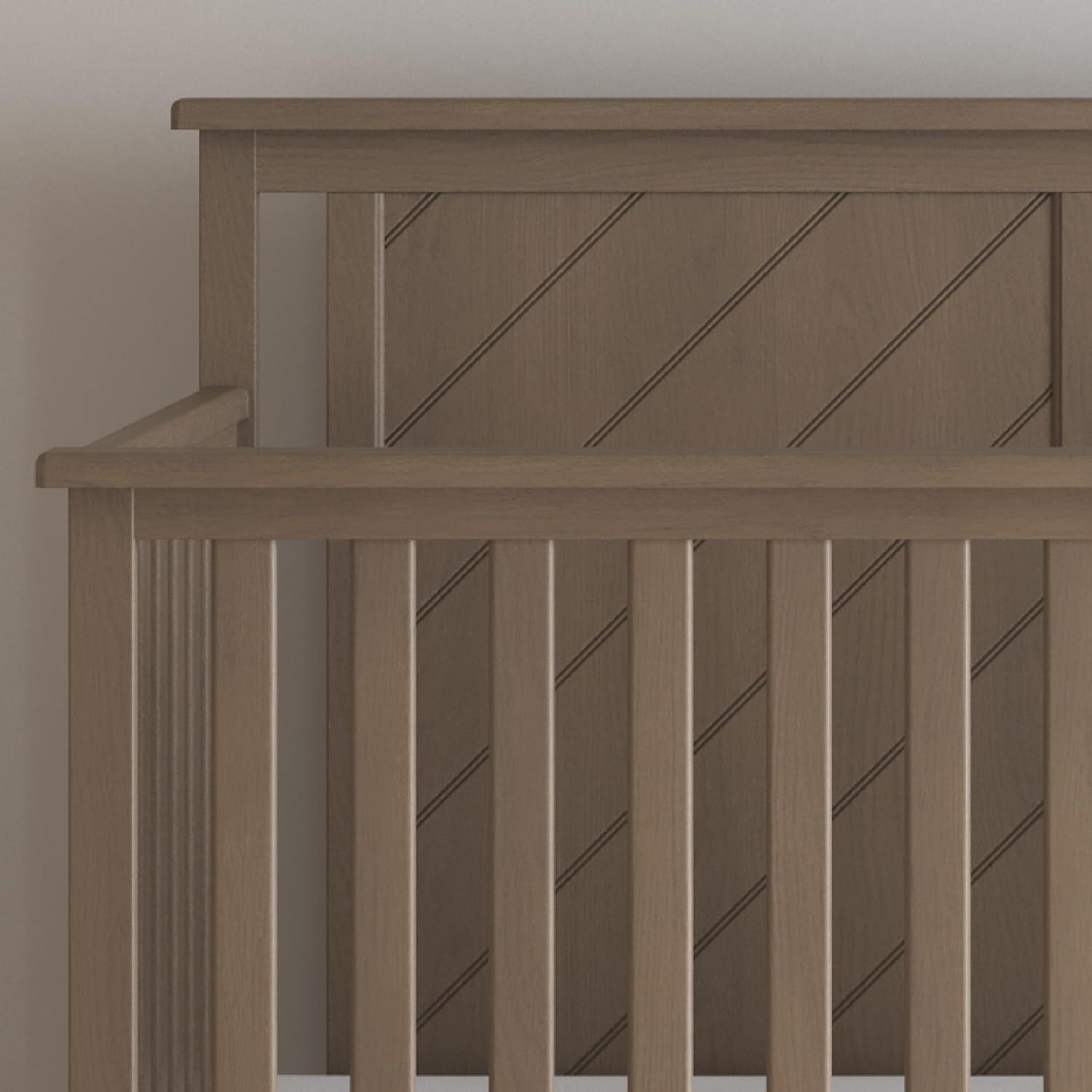 Child Craft Forever Eclectic Hampton Flat Top 4-in-1 Convertible Crib