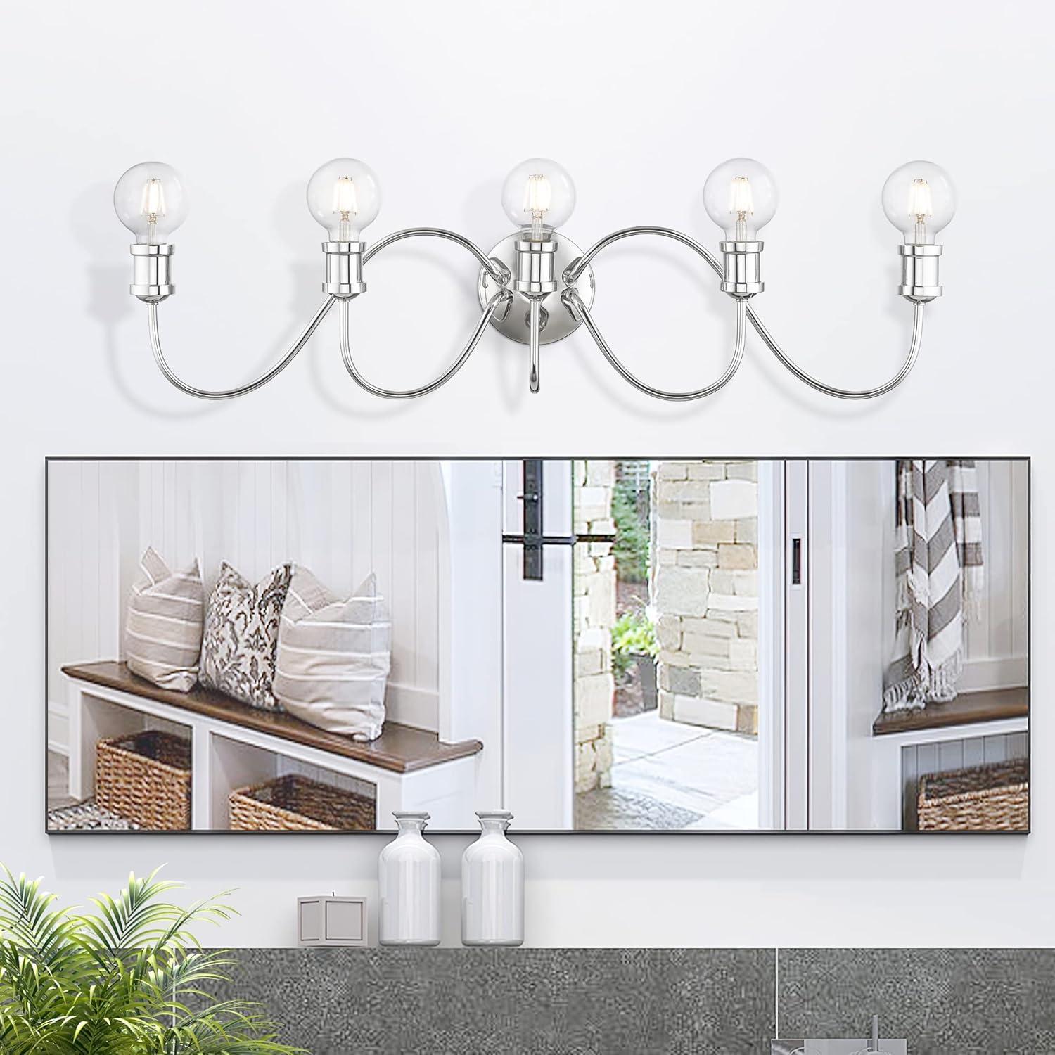 Livex Lighting Lansdale 5 - Light Vanity in  Polished Chrome