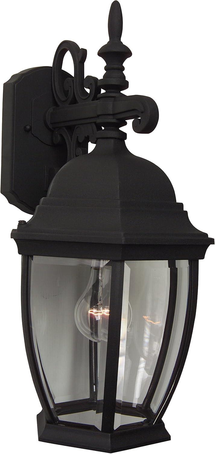 Black Cast Aluminum Traditional Outdoor Wall Lantern