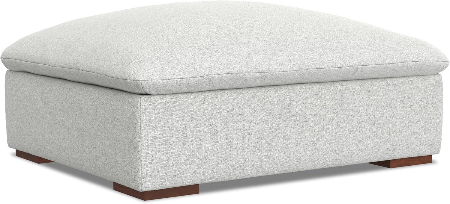 AllModern Maud Modular Sofa and Ottoman Set 125-inch-wide L-Shaped Sofa and Matching 36-inch-wide Table Ottoman for Living Room