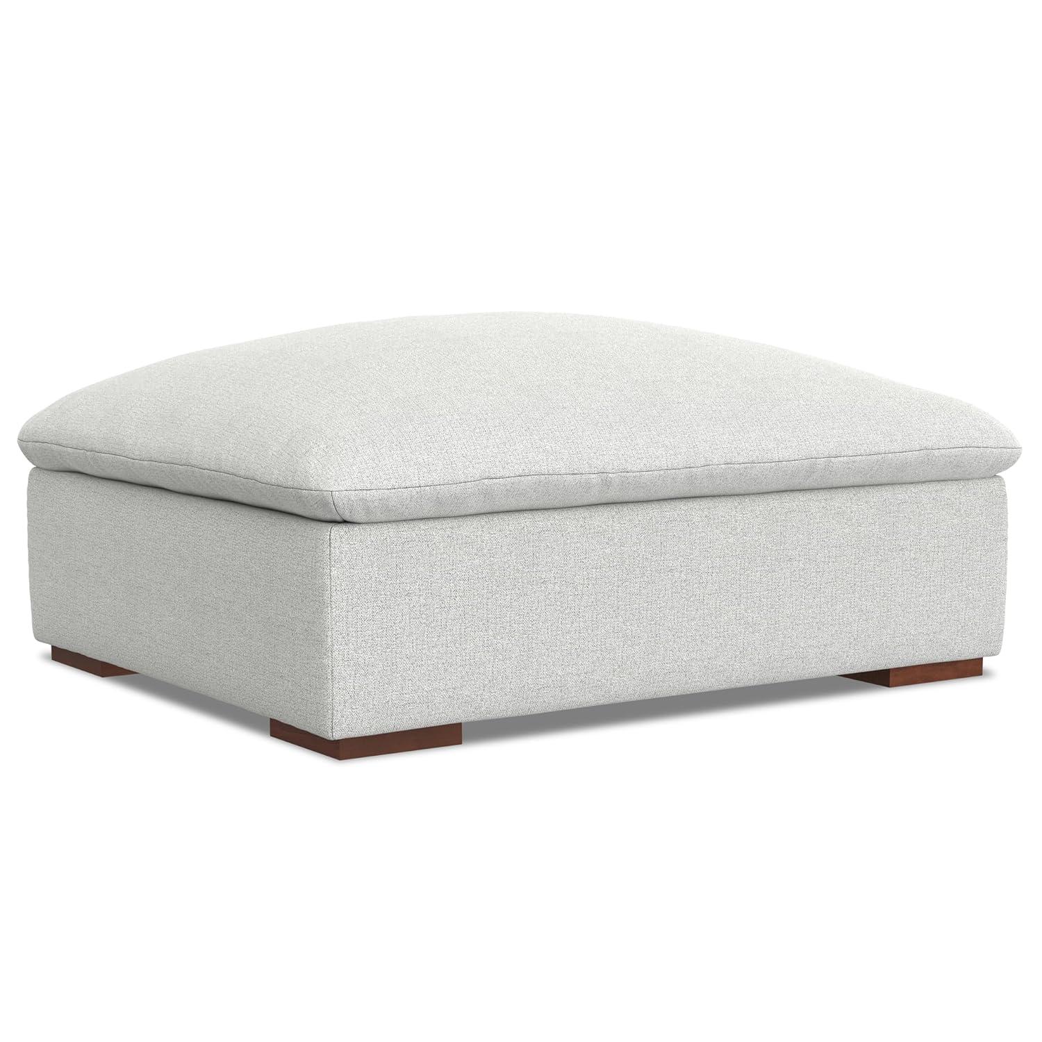 AllModern Maud Modular Sofa and Ottoman Set 125-inch-wide L-Shaped Sofa and Matching 36-inch-wide Table Ottoman for Living Room