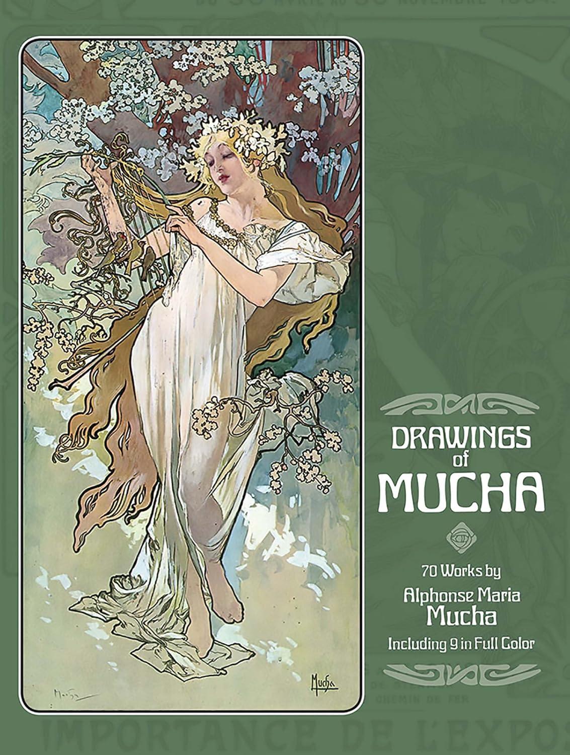 Drawings of Mucha - (Dover Fine Art, History of Art) by  Alphonse Mucha (Paperback)