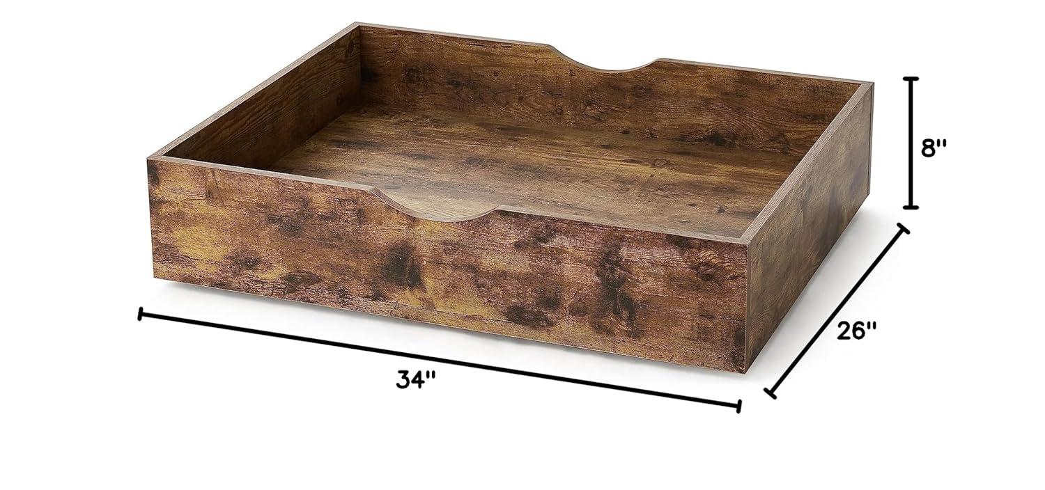 The Storage MAX - Underbed Wooden Organizer With Wheels
