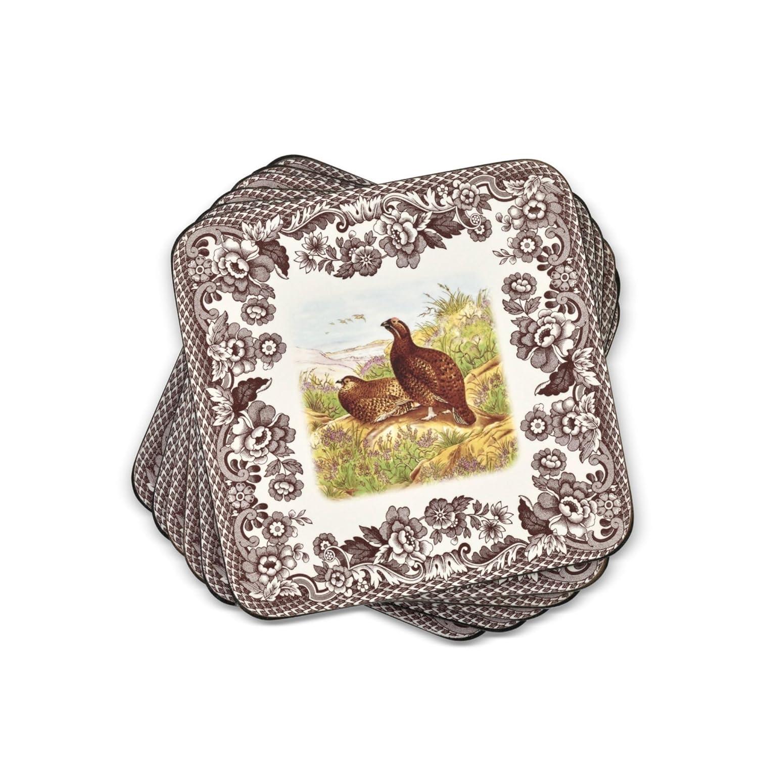 Pimpernel Woodland Coasters 4"X 4" (Set of 6)