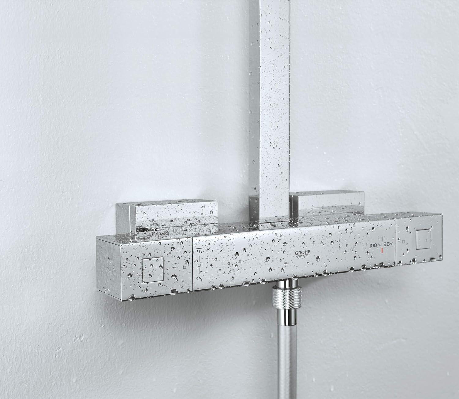 Euphoria Cube® Thermostatic Complete Shower System with TurboStat Technology