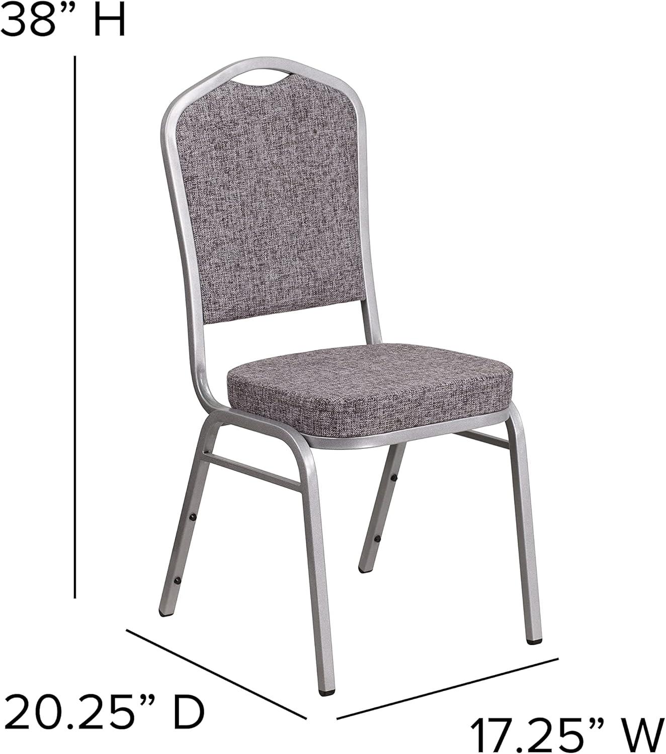 Flash Furniture Aurelia Metal Stackable Banquet Chair