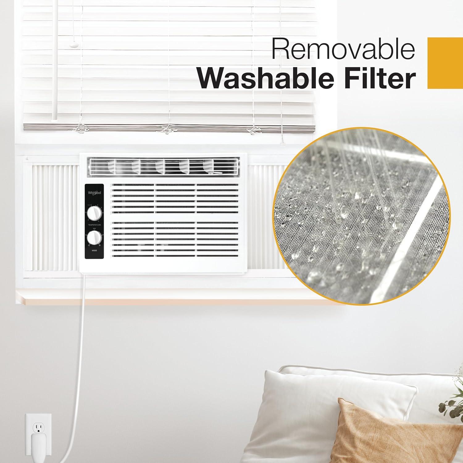 Whirlpool 12000 BTU Energy Star Window Air Conditioner for 550 Square Feet with Remote Included