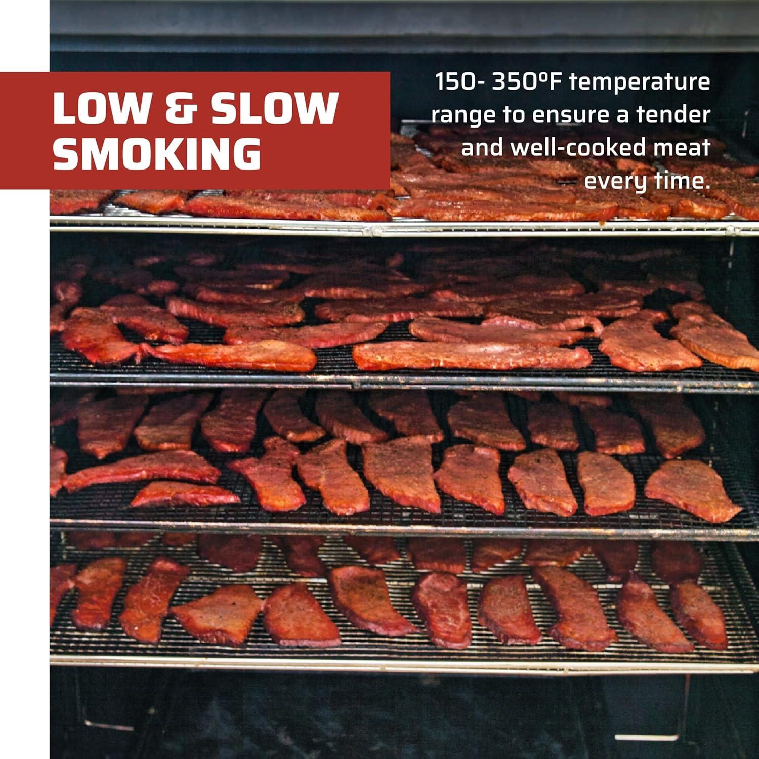 Camp Chef 18" Black and Silver Stainless Steel Propane Meat Smoker