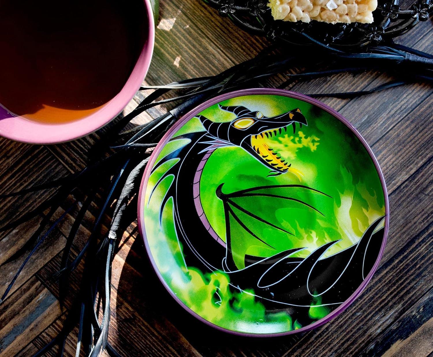 Silver Buffalo Disney Villains Maleficent Ceramic Teacup and Saucer Set