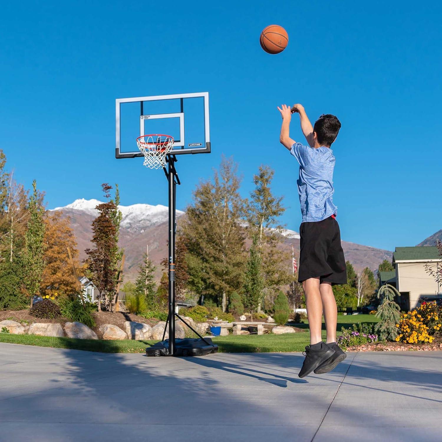 Lifetime 52" Portable Polycarbonate Basketball System