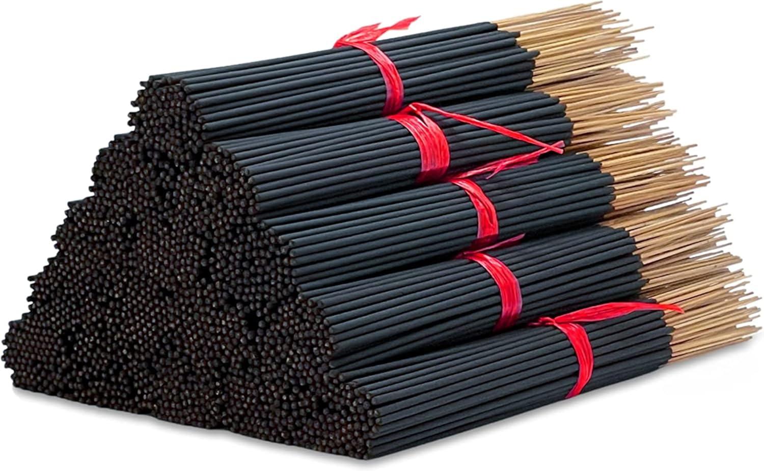 Frankincense and Myrrh Exotic Incense Sticks 11 Inch - Bulk 1 Bundle 85 to 100 Sticks - Natural 11" Long Lasting Aroma That Burns for 45 to 60 Minutes.