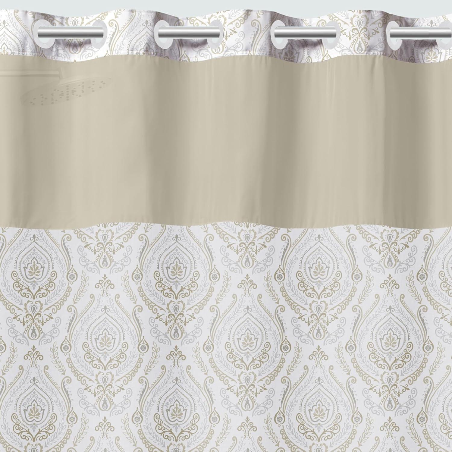 Hookless Damask Shower Curtain