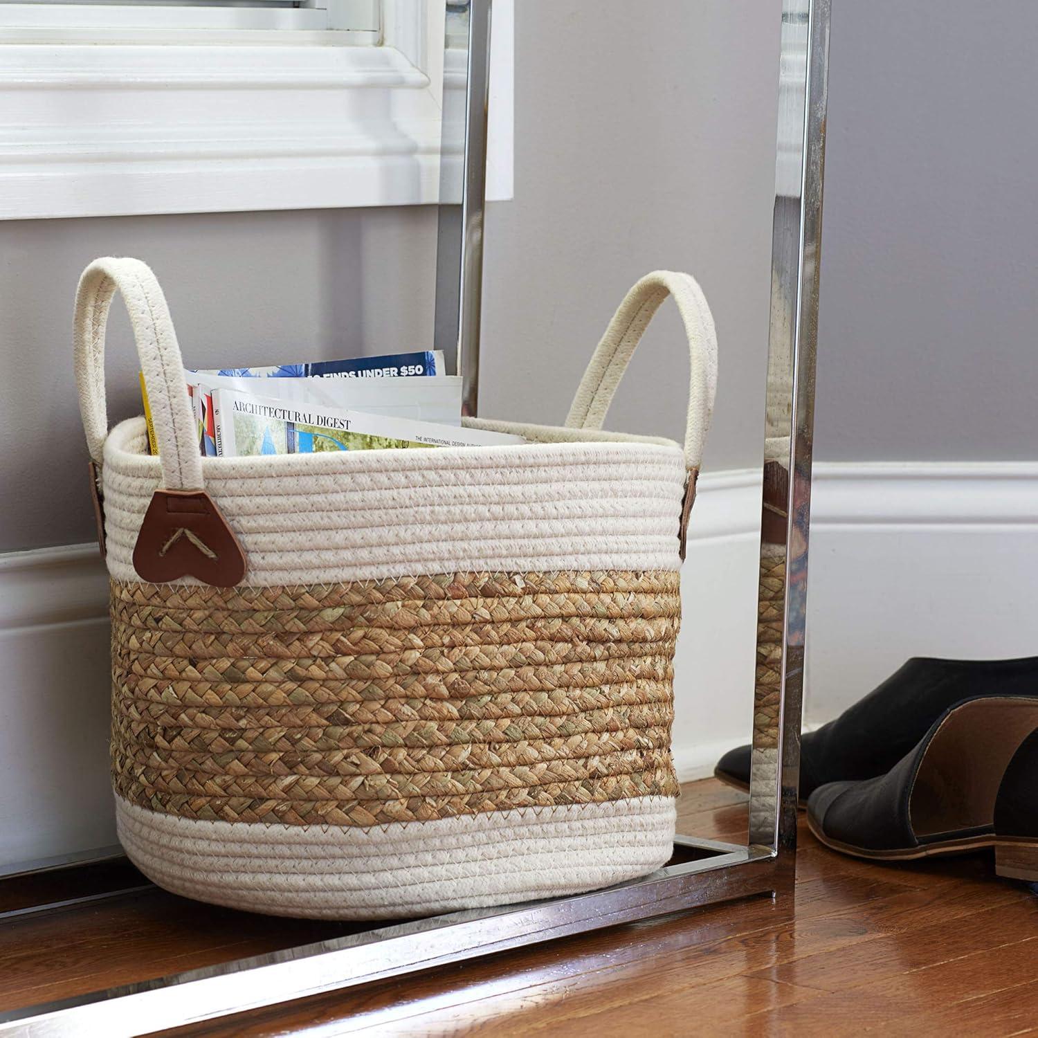 Wicker Basket With Handles 1