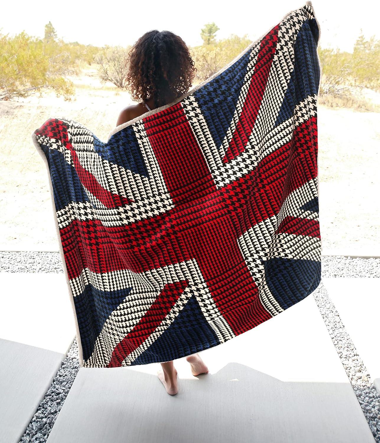 Catalonia Catalonia American National Flag Throw Blanket, 50x60 inches