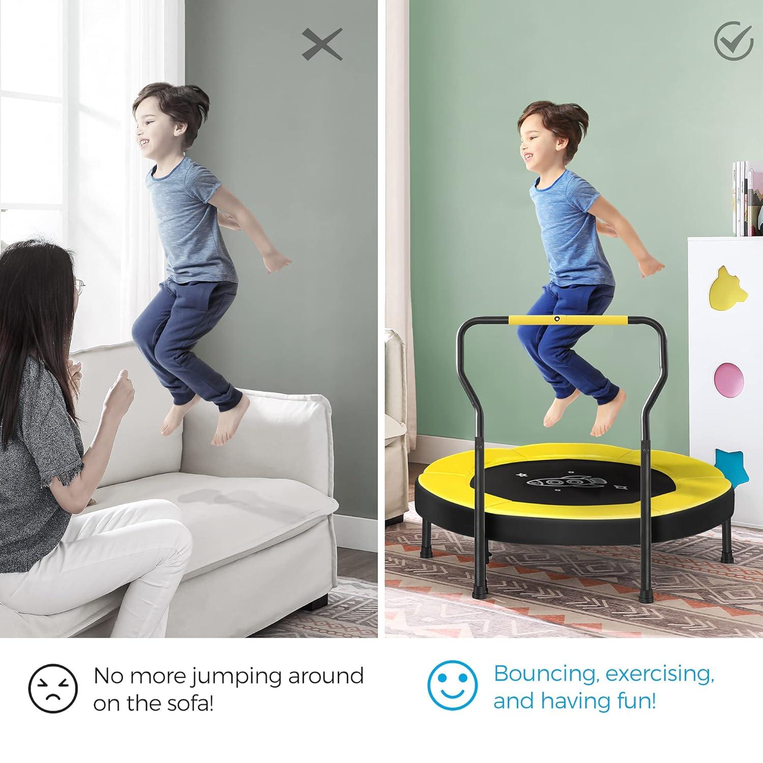 Trampoline for Kids,Toddler Trampoline for Indoor and Outdoor, 36"