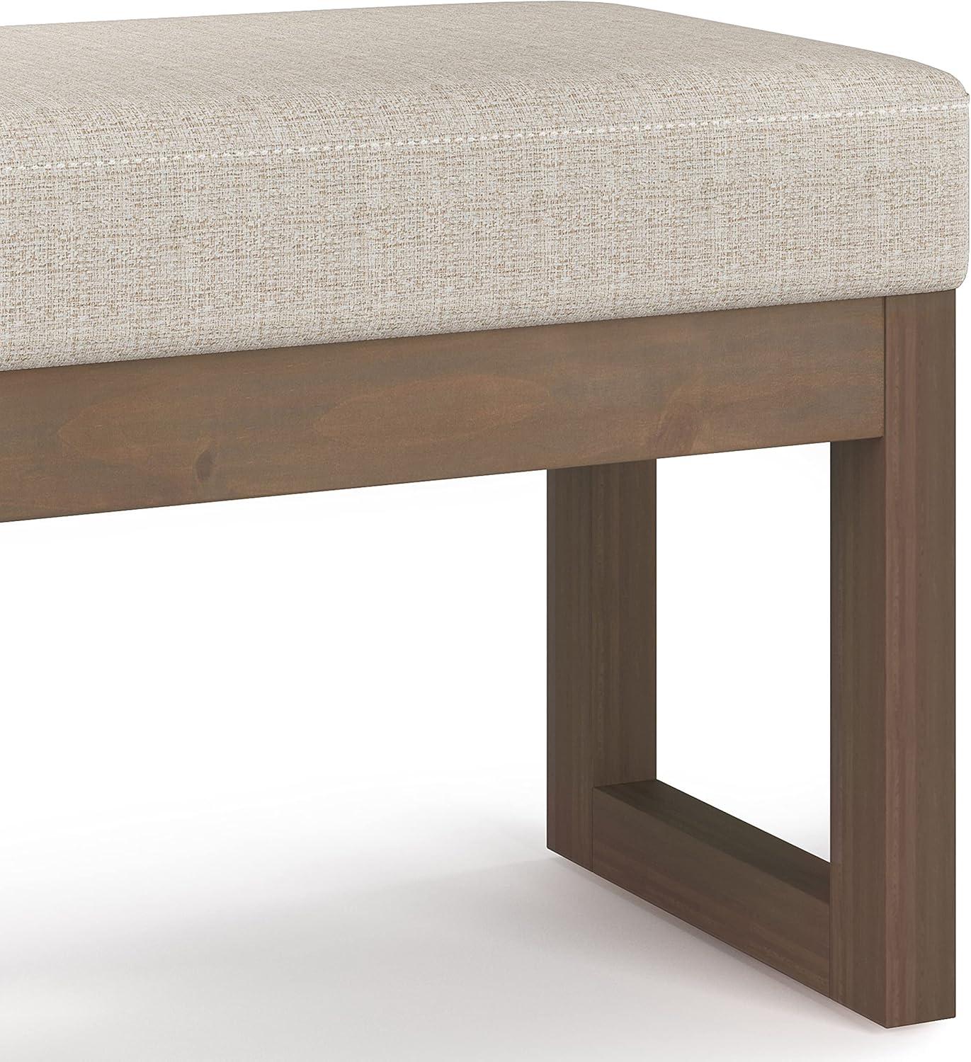 Milltown Small Ottoman Bench in Tweed