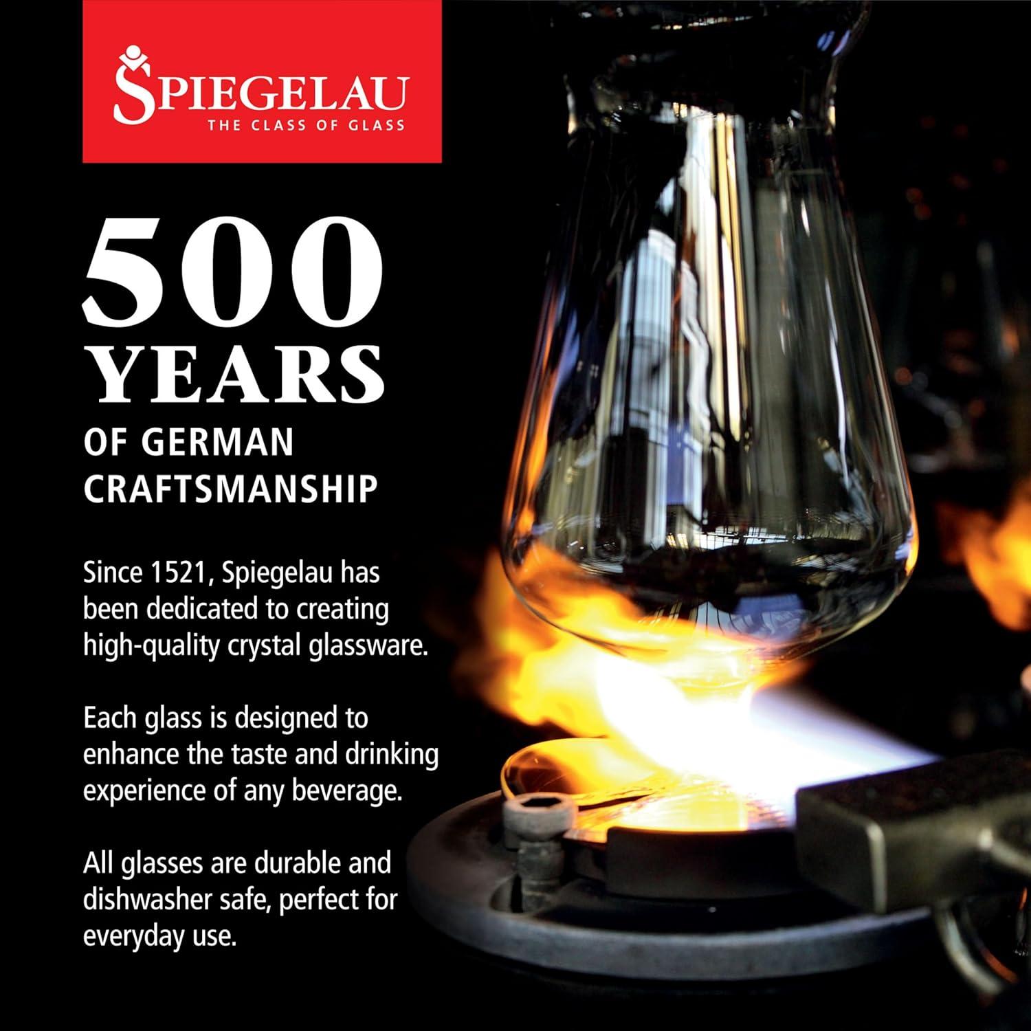 Spiegelau Authentis Decanter Set of 1, Made of Crystal, Modern Wine Decanter, Dishwasher Safe, Professional Quality Wine Gift - 1.0 L/35.3 oz, Clear