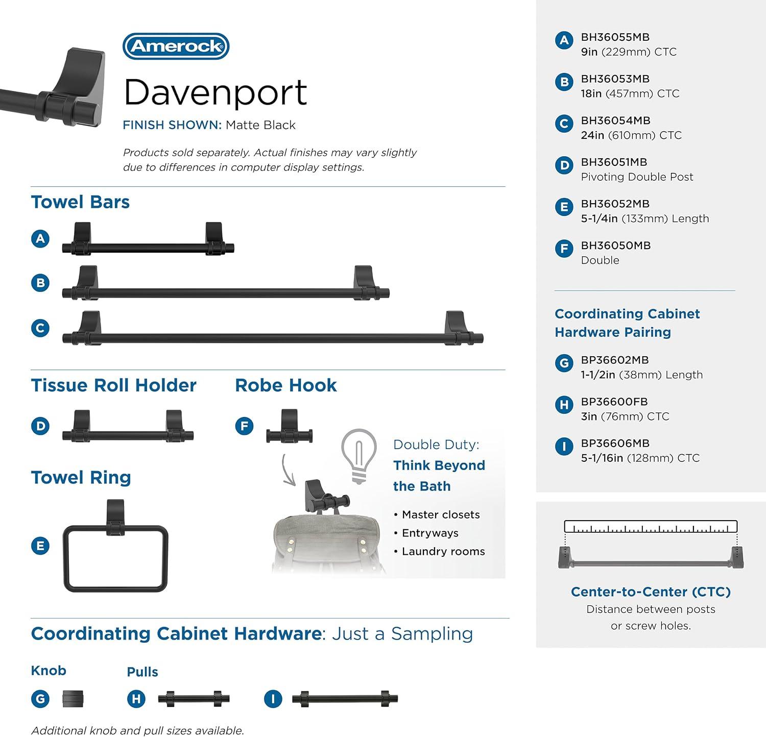 Davenport Towel Bar