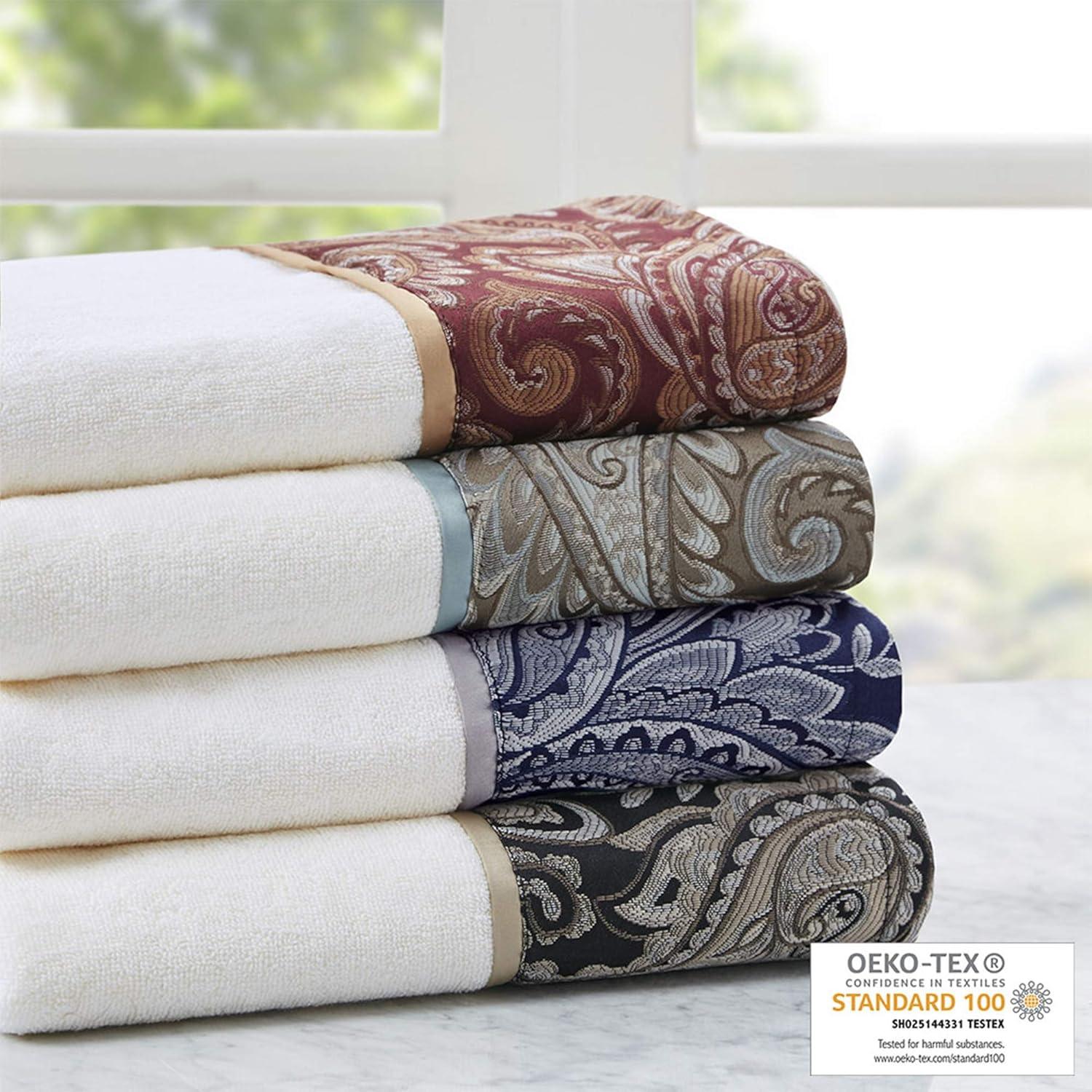 Aubrey 6 Piece Jacquard Towel Set