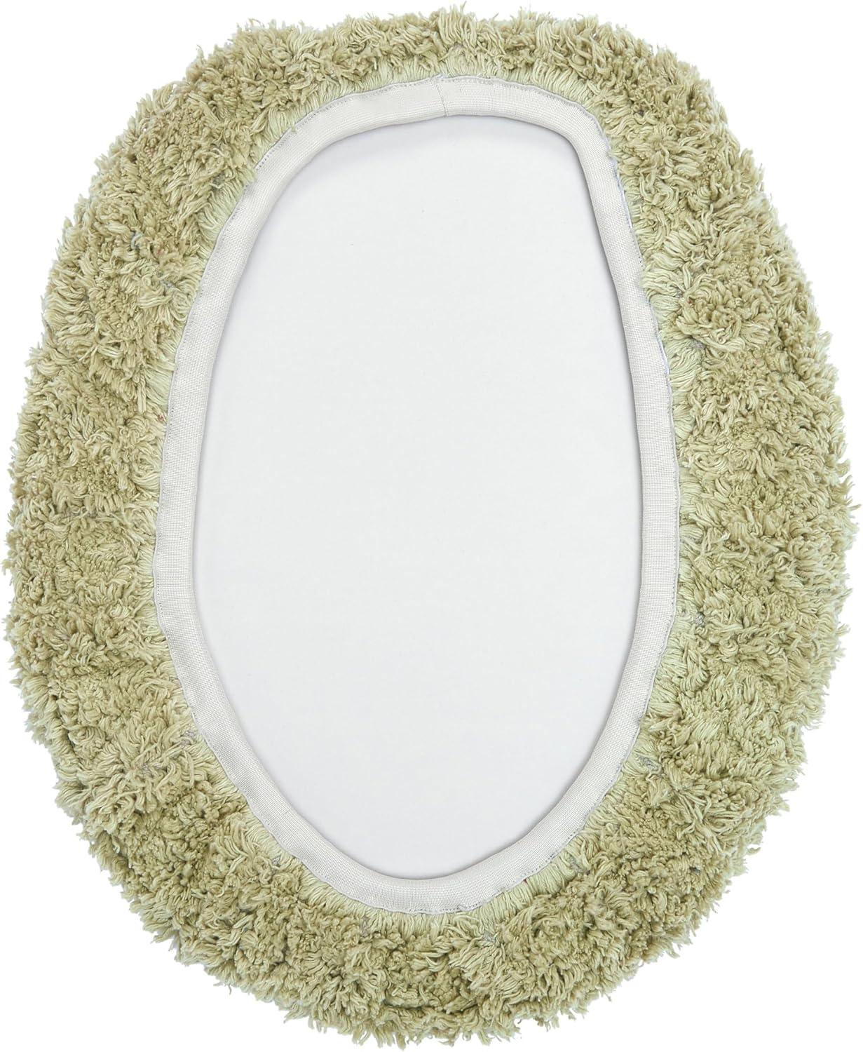 Better Trends Lux 100% Cotton Tufted Solid Reversible Bath Rug Set 2 PC (17" x 24" | 21" x 34") - Sage