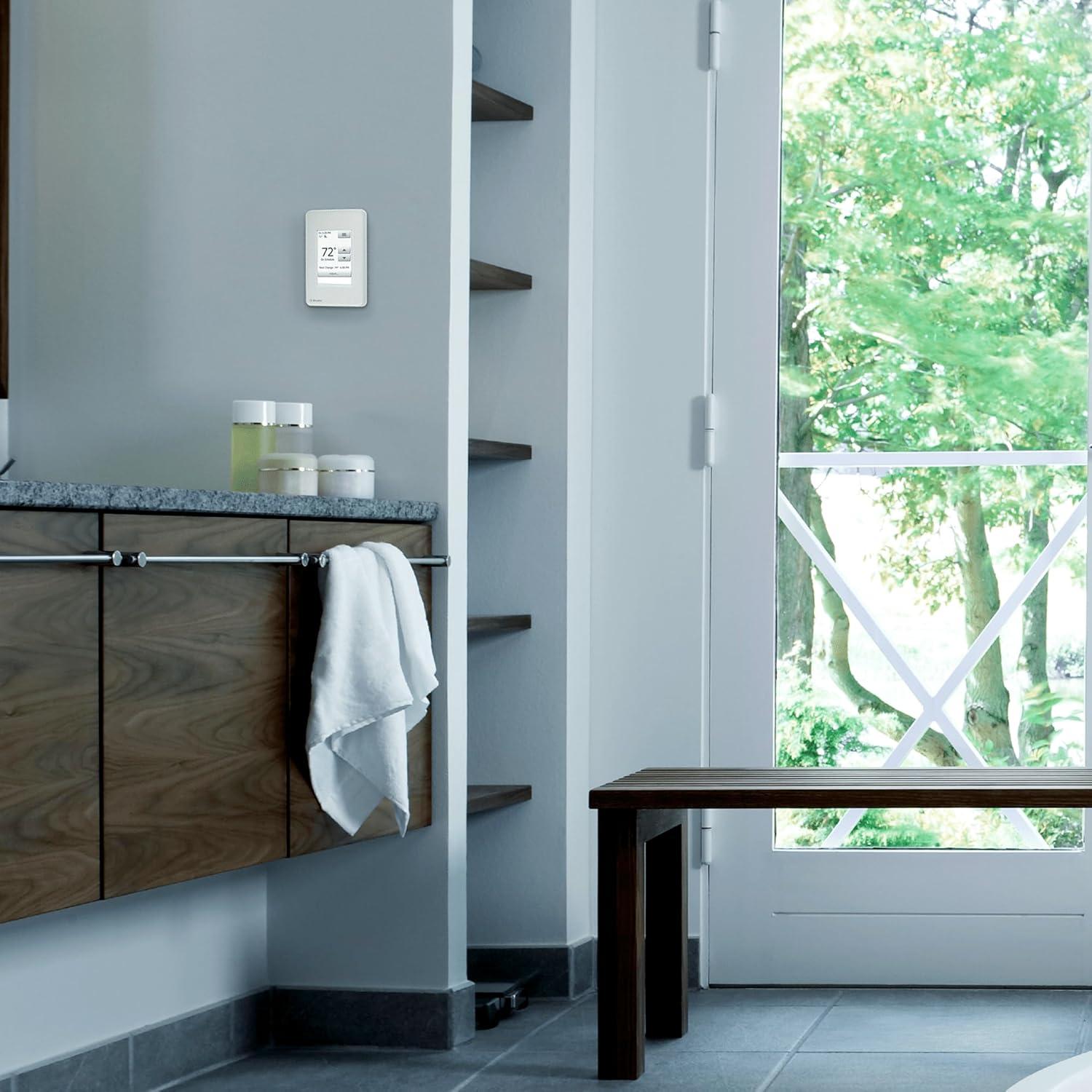 WarmlyYours WarmlyYours NSpiration Series Of Controls Smart Programmable Thermostat White