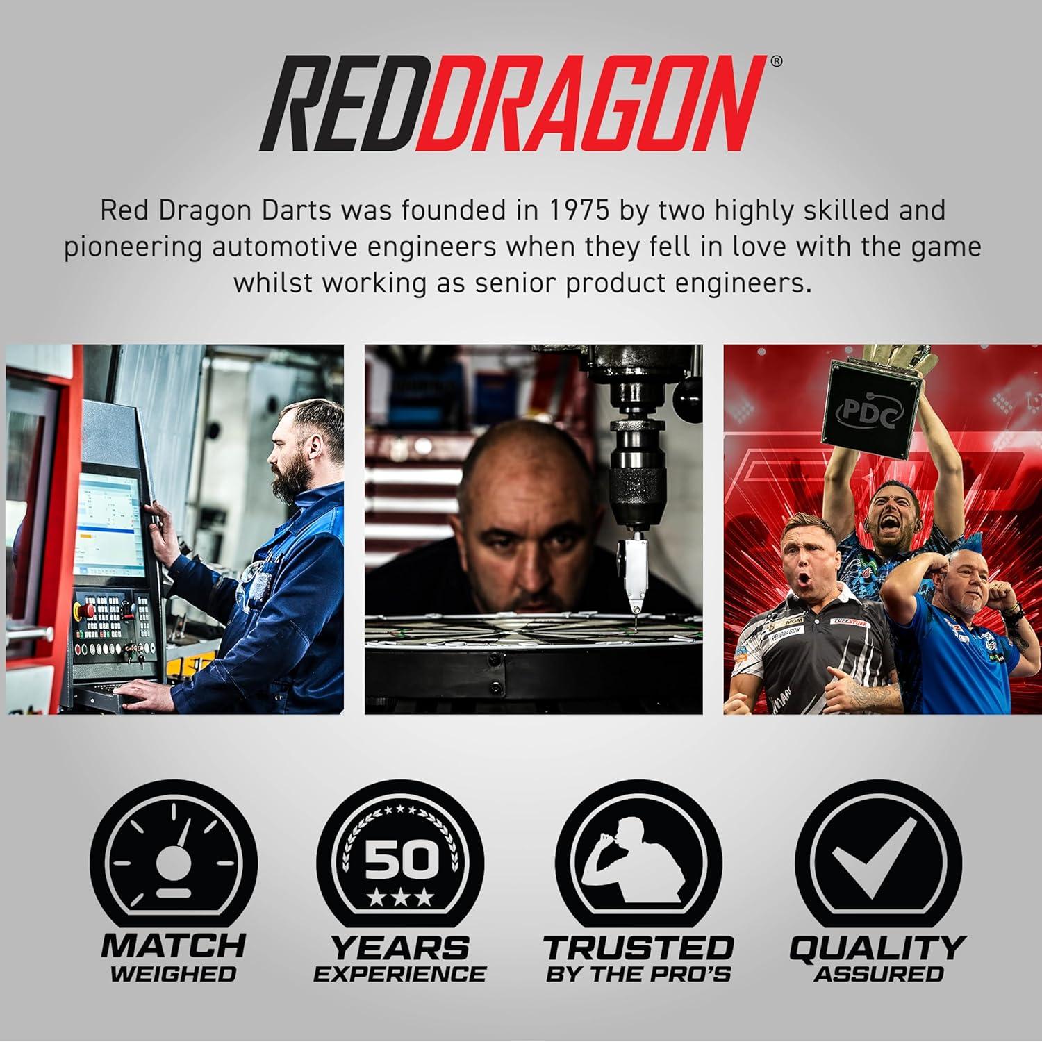 RED DRAGON - Amberjack 9: 28 Gram Tungsten Darts Set