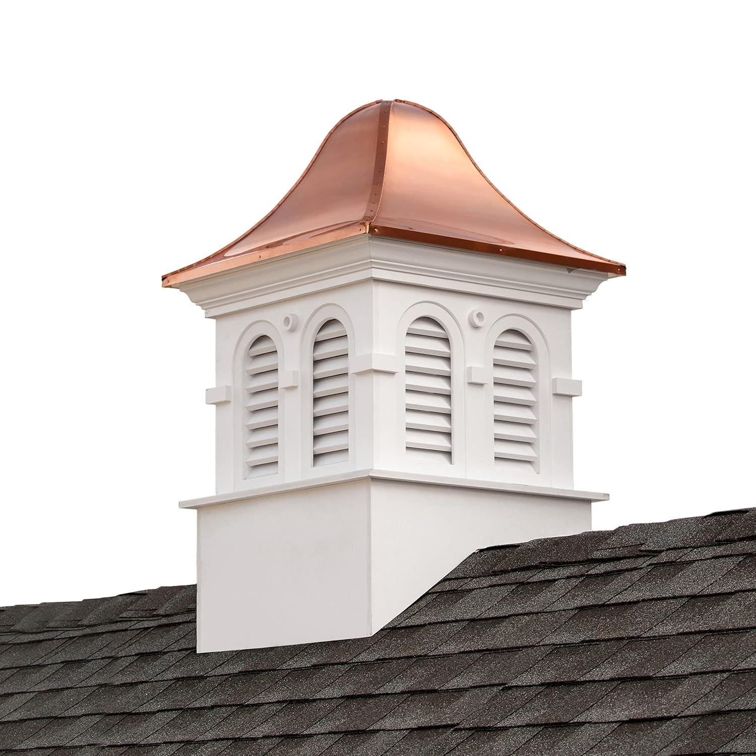 Good Directions Smithsonian Montgomery Vinyl Cupola with Copper Roof, 42" x 66"