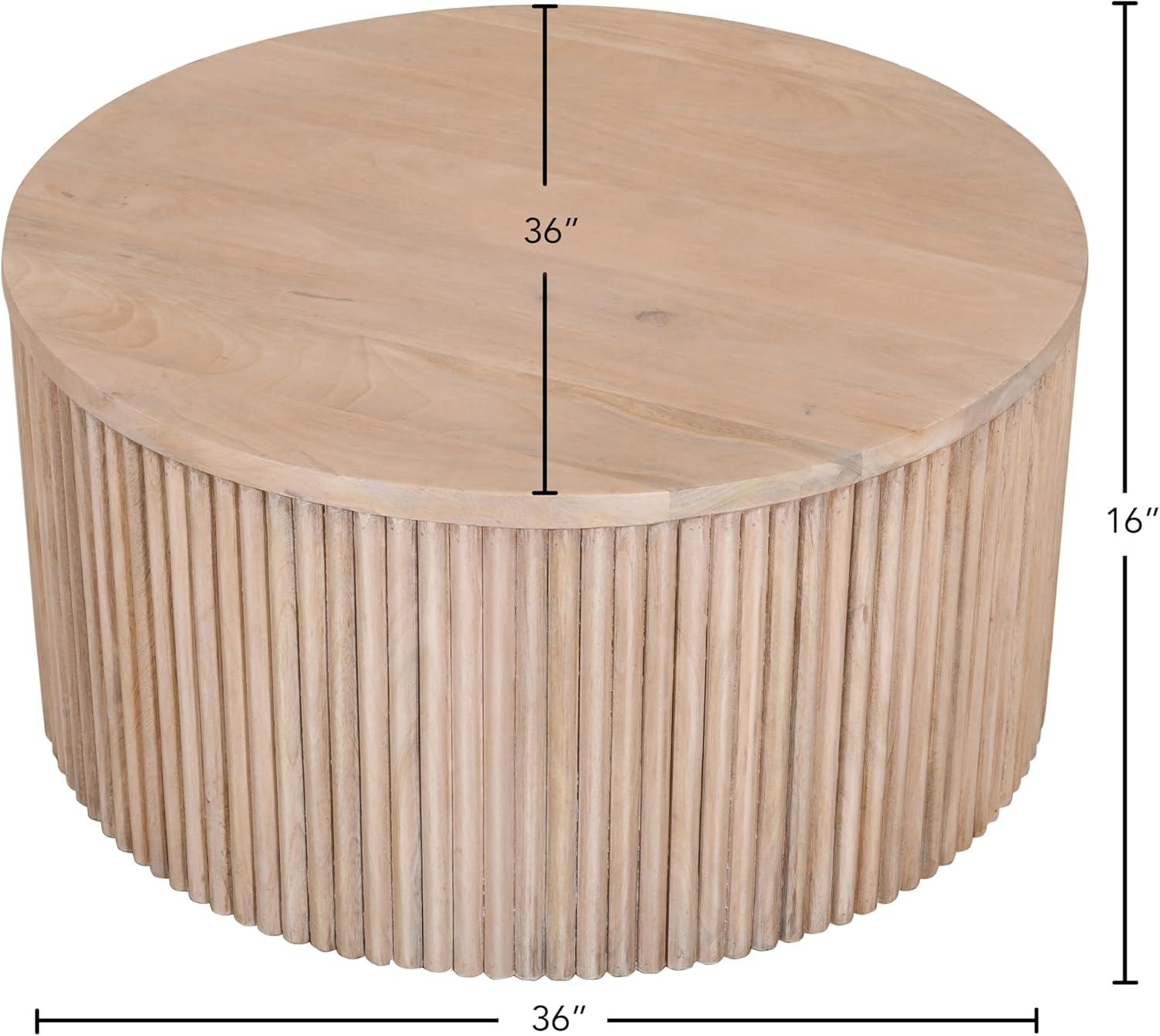 Meridian Furniture Oakhill Natural Coffee Table