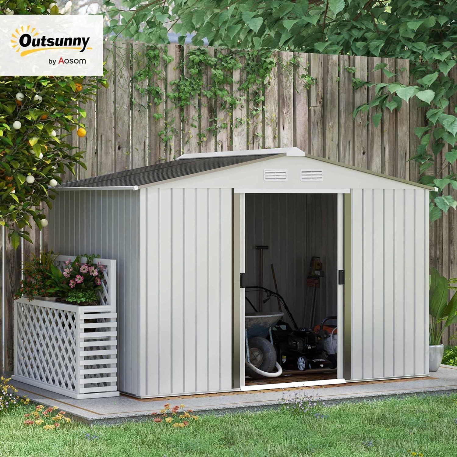 Outsunny Metal Storage Shed