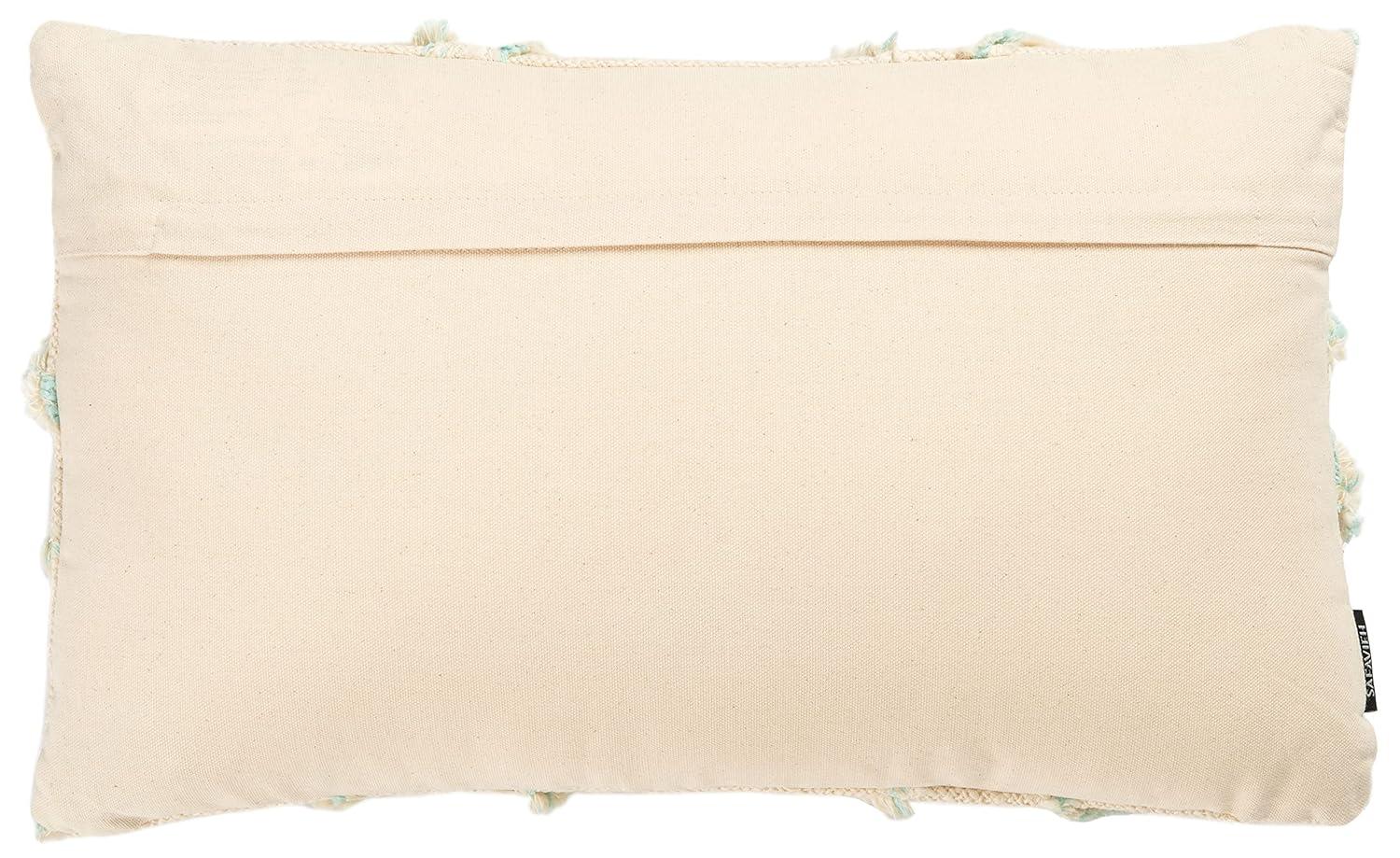 Safavieh Ashlin Fringed Cotton Reversible Throw Pillow