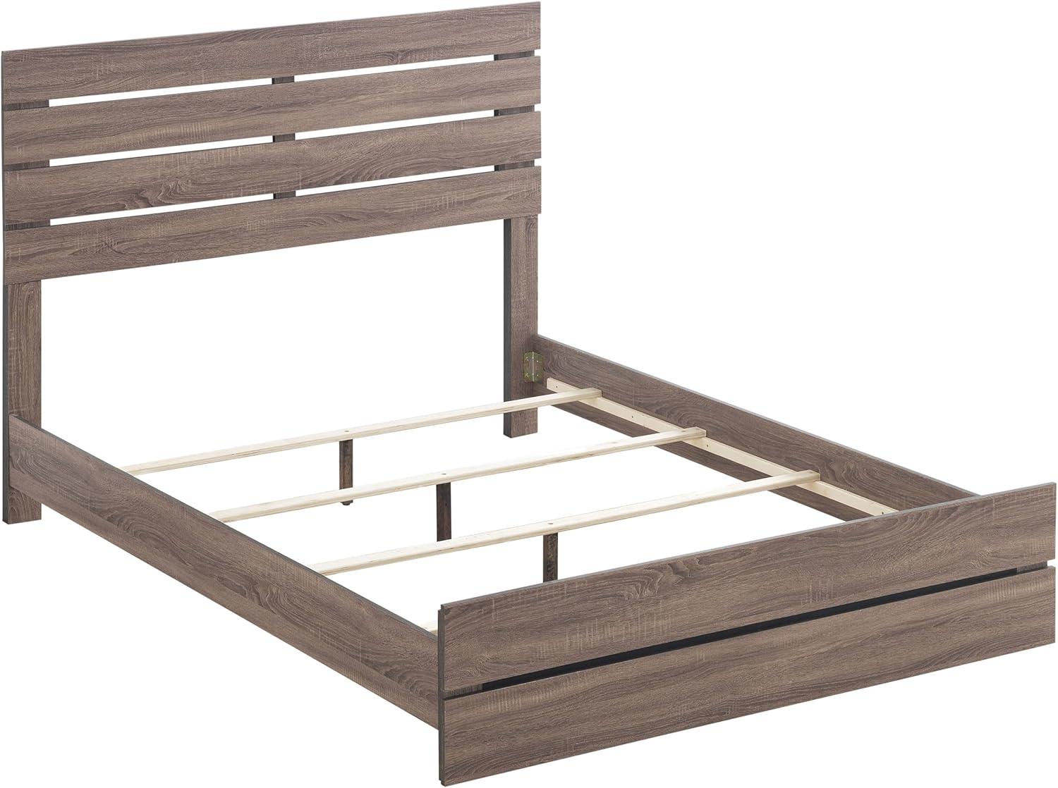 Brantford Queen Panel Bed Barrel Oak