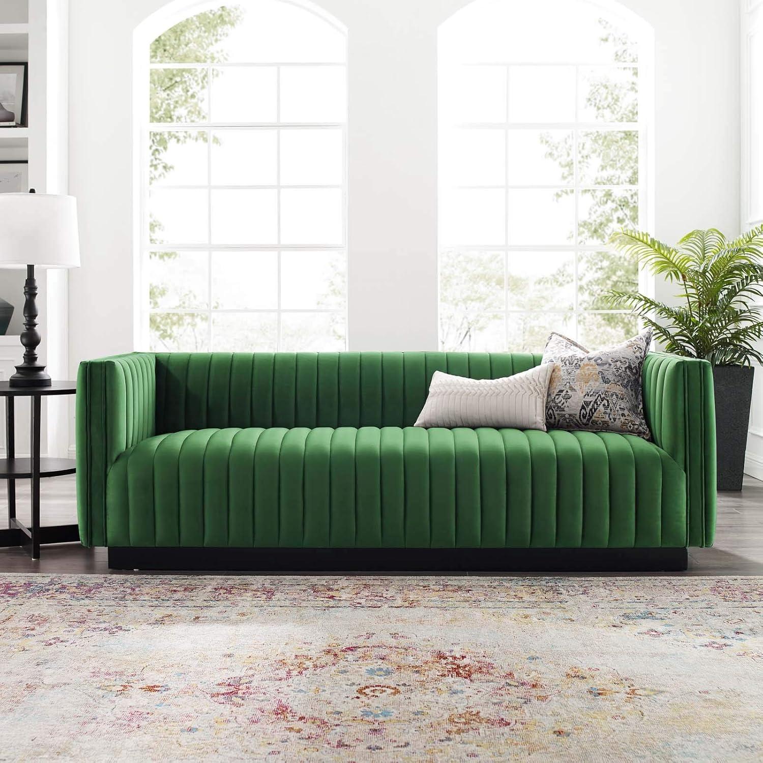 Fabric 84'' Reception Sofa