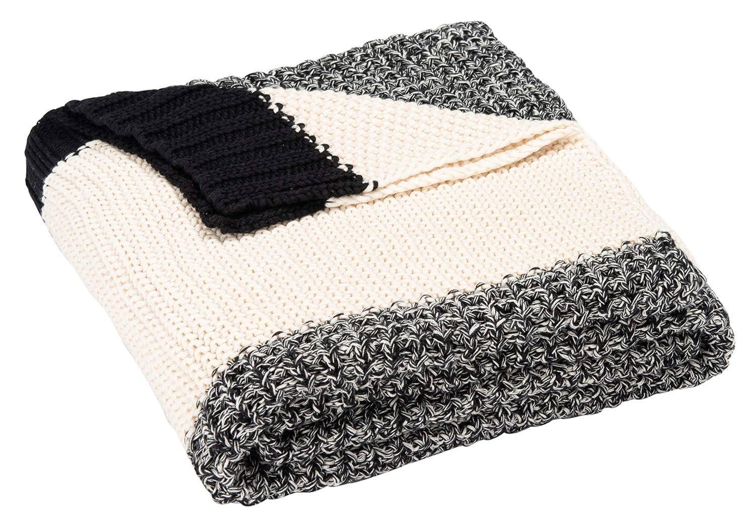 SAFAVIEH Pyrus Throw Blanket Beige / Grey