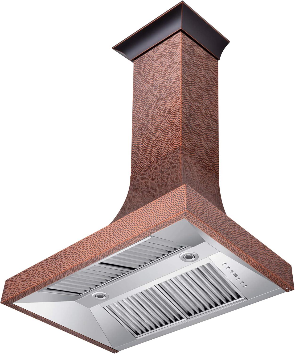 ZLINE 30" Designer Series Fingerprint Resistant Stainless Steel Ducted Wall Range Hood (8632S-30)