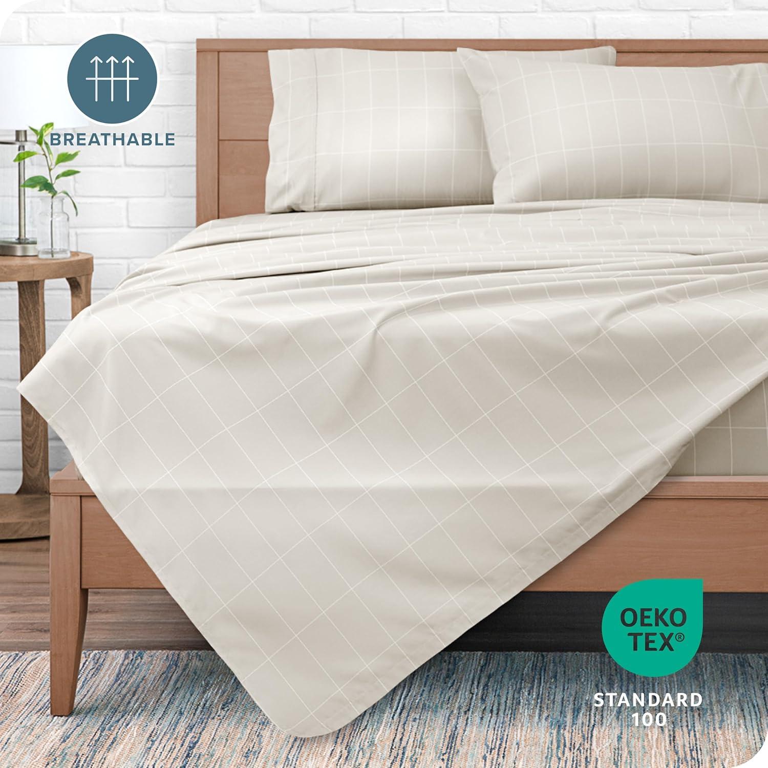 Bare Home Sheet Set - Luxury 1800 Ultra-Soft Microfiber Bed Sheets - Double Brushed - Deep Pockets - Easy Fit
