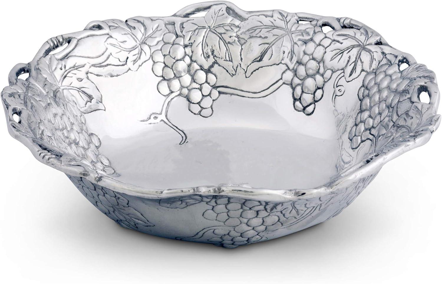 Arthur Court Designs Grape Aluminum Salad Bowl