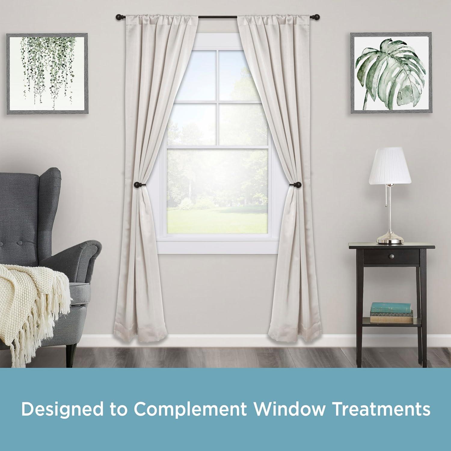 Kenney Kenney Decorative Ball Holdbacks For Curtains And Drapes (Set of 2)